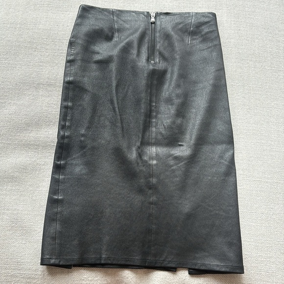 J Brand leather pencil skirt, size 2 - Picture 4 of 7